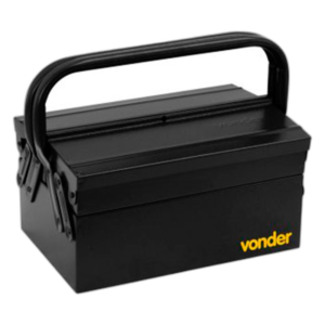 Caixa de Ferramenta Metal 3 Gavetas 30x19x16 - Vonder
