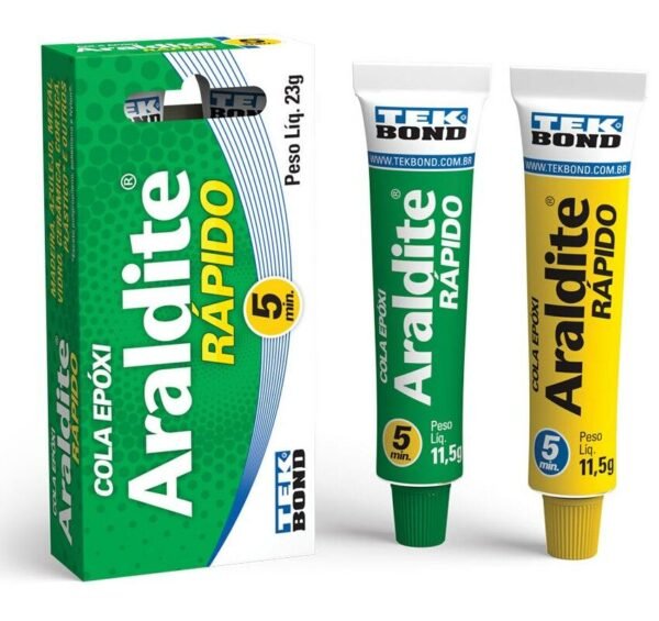 Cola Epóxi Araldite Rápido 23Gr 5 Minutos