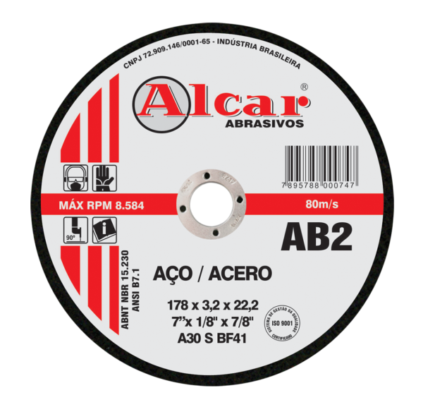 Disco de Corte para Ferro Alcar