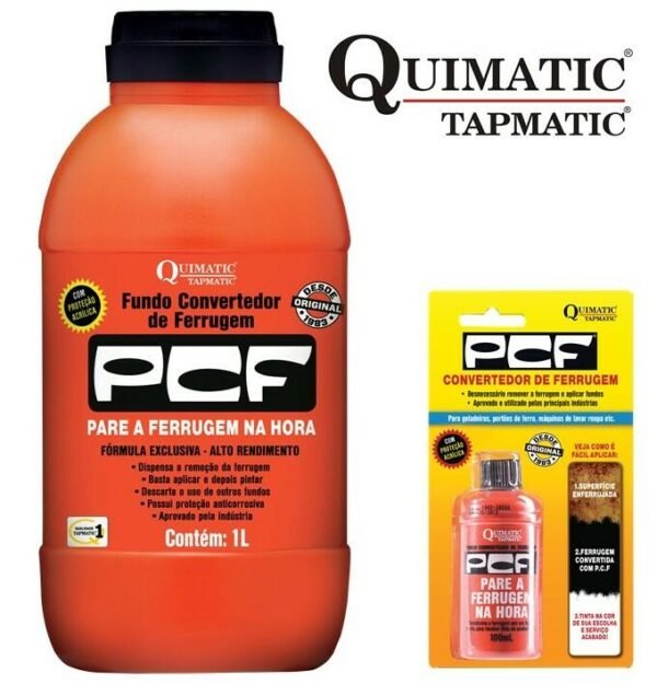 Fundo Convertedor de Ferrugem Pcf Quimatic