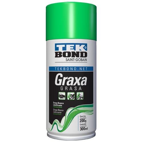 Graxa Branca Spray 300 ML Tekbond