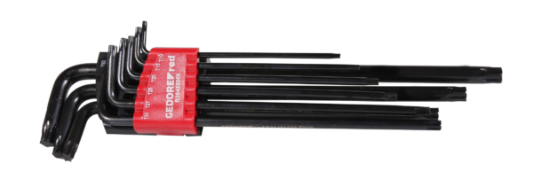 Jogo de Chave Torx Longo 9 Pçs Gedore Red