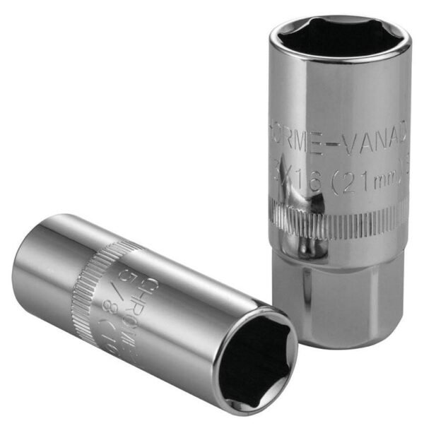 Jogo Soquete para Vela Estriado 16 e 21Mm Encaixe 1/2