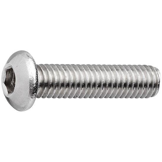 Parafuso Allen Din 7380 Abaulada Inox 304 Milimetro