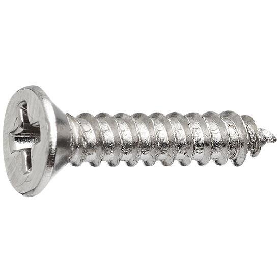 Parafuso Atarrachante Chata Phillips Din 7982 Niquelado