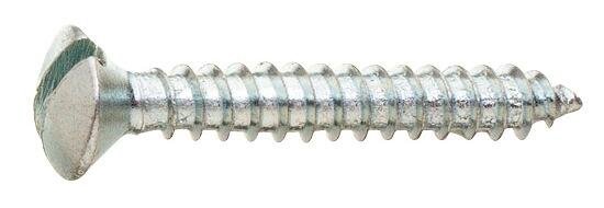 Parafuso Atarrachante Oval Fenda Din 7973 Zincado