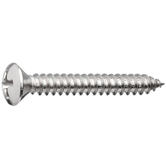 Parafuso Atarrachante Oval Phillips Din 7983 Niquelado