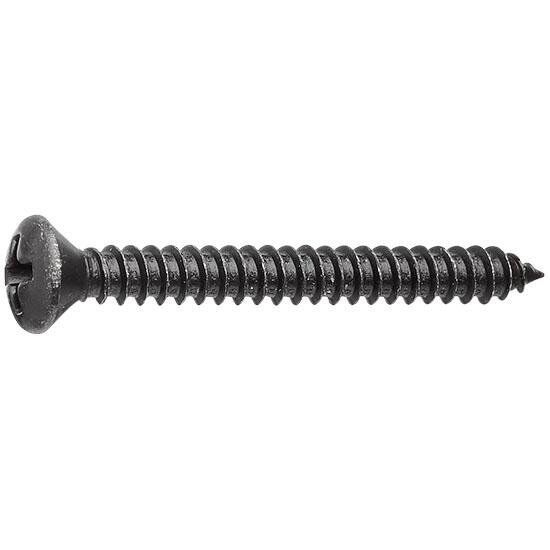 Parafuso Atarrachante Oval Phillips Din 7983 Zinco Preto