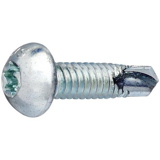 Parafuso Máquina Redonda Torx Ponta Broca Zincado