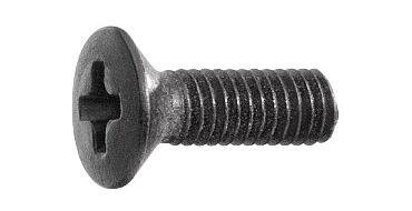Parafuso Oval Phillips Jis Mo Zincado Preto