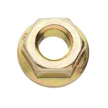 Porca Flangeada G5 Zincado Amarelo Polegada