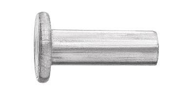 Rebite Maciço de Aluminio Cabeça Chata