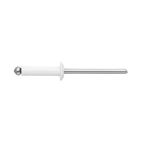 Rebite Pop Aluminio Branco