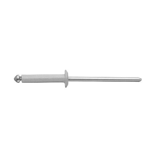 Rebite Pop Aluminio Cinza