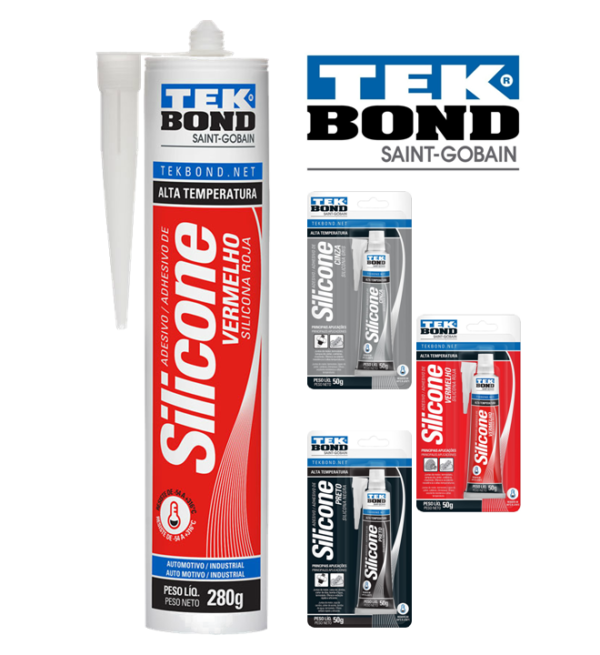 Silicone Acético Alta Temperatura Tekbond