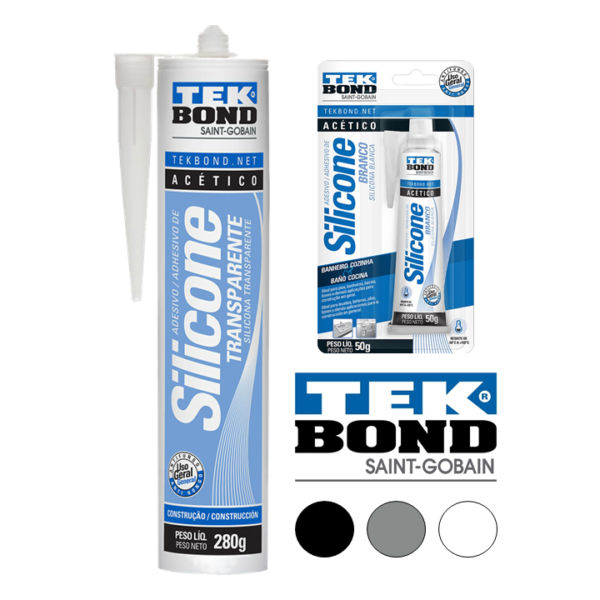 Silicone Acético uso Geral Tekbond